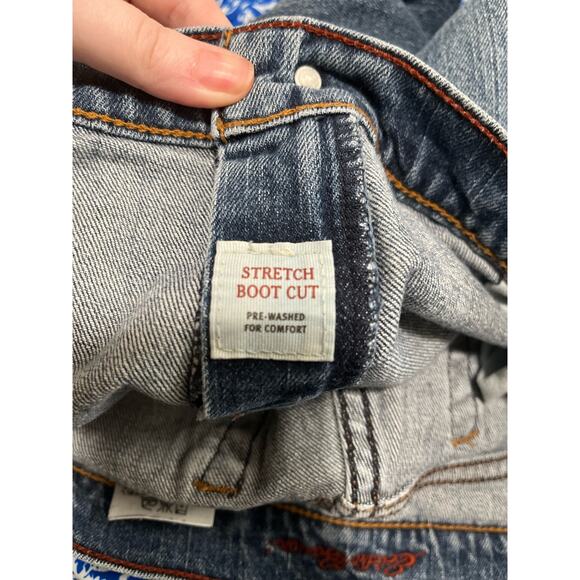 Eddie Bauer Womens Stretch Boot Cut Denim Jeans Size 10 Petite - Picture 6 of 7